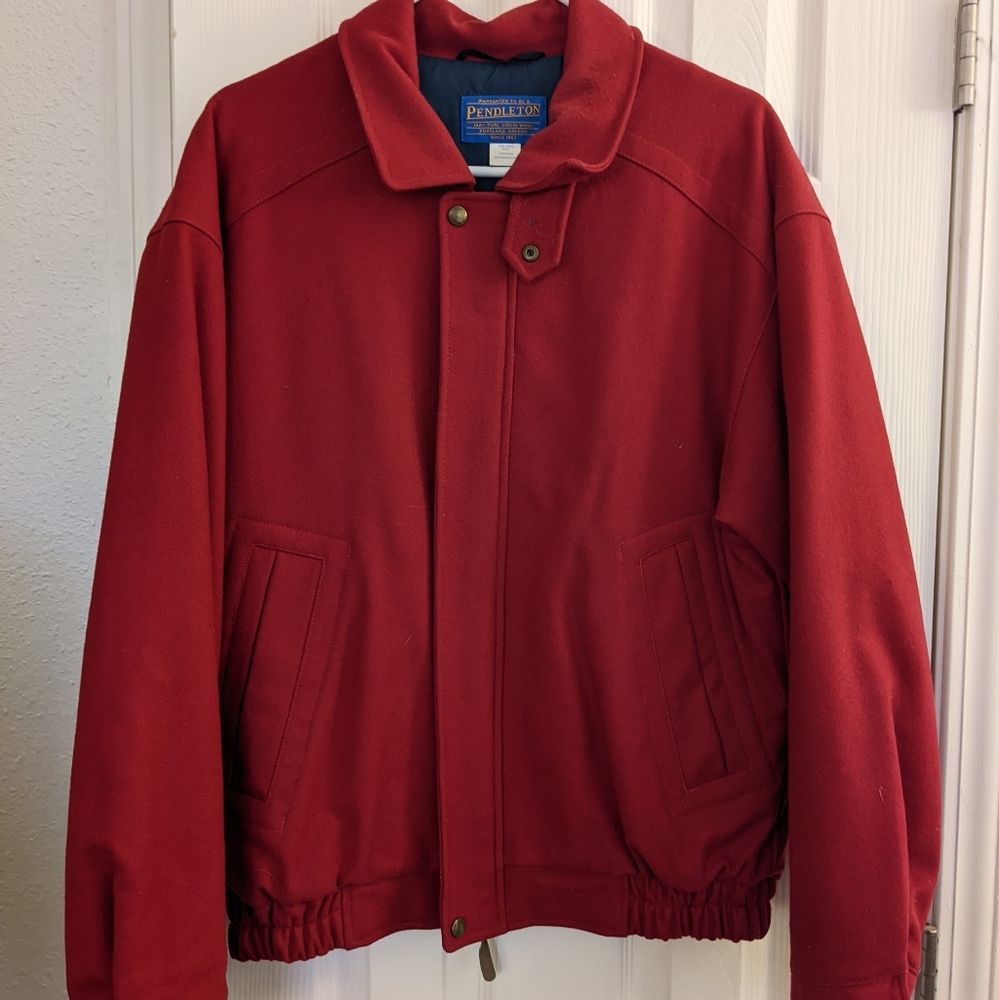 Vintage Pendleton red wool jacket